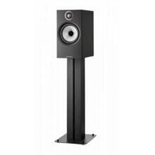 Bowers & Wilkins 606 S2 Anniversary Edition-negro-en-soporte