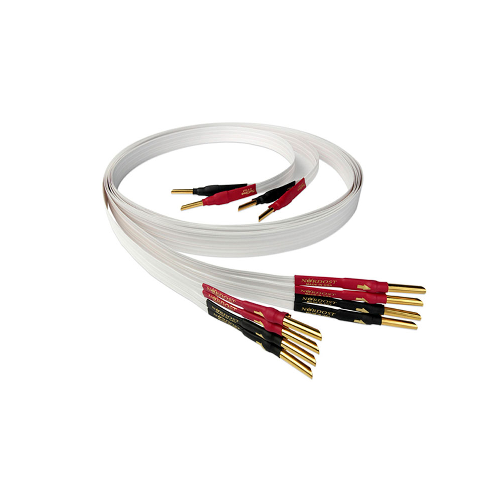 ✓ Nordost 4 Flat Speaker Cable - Cable de altavoz hifi - Audiohifi